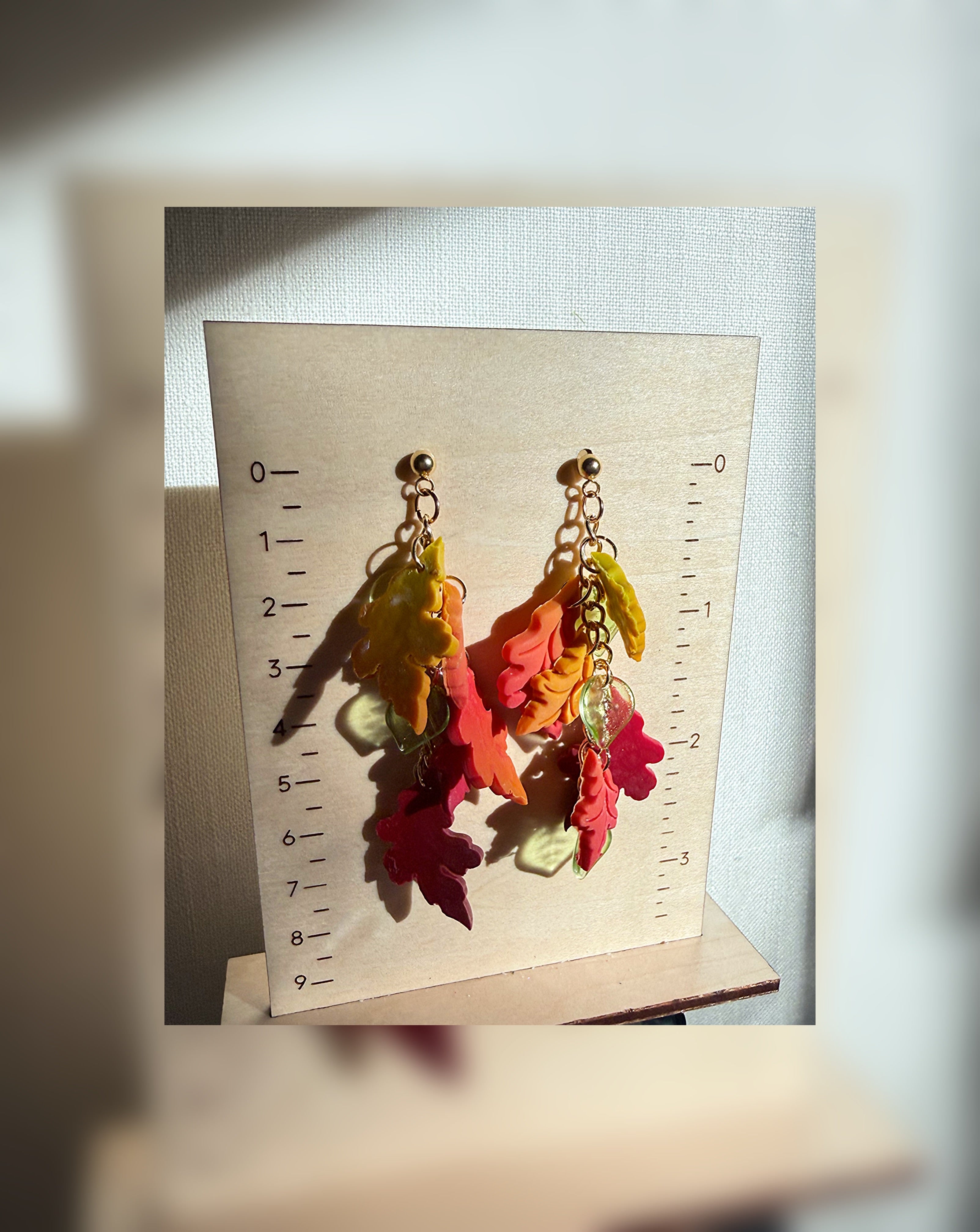 Falling Leaves Earrings – Autumn Canopy Dangles
