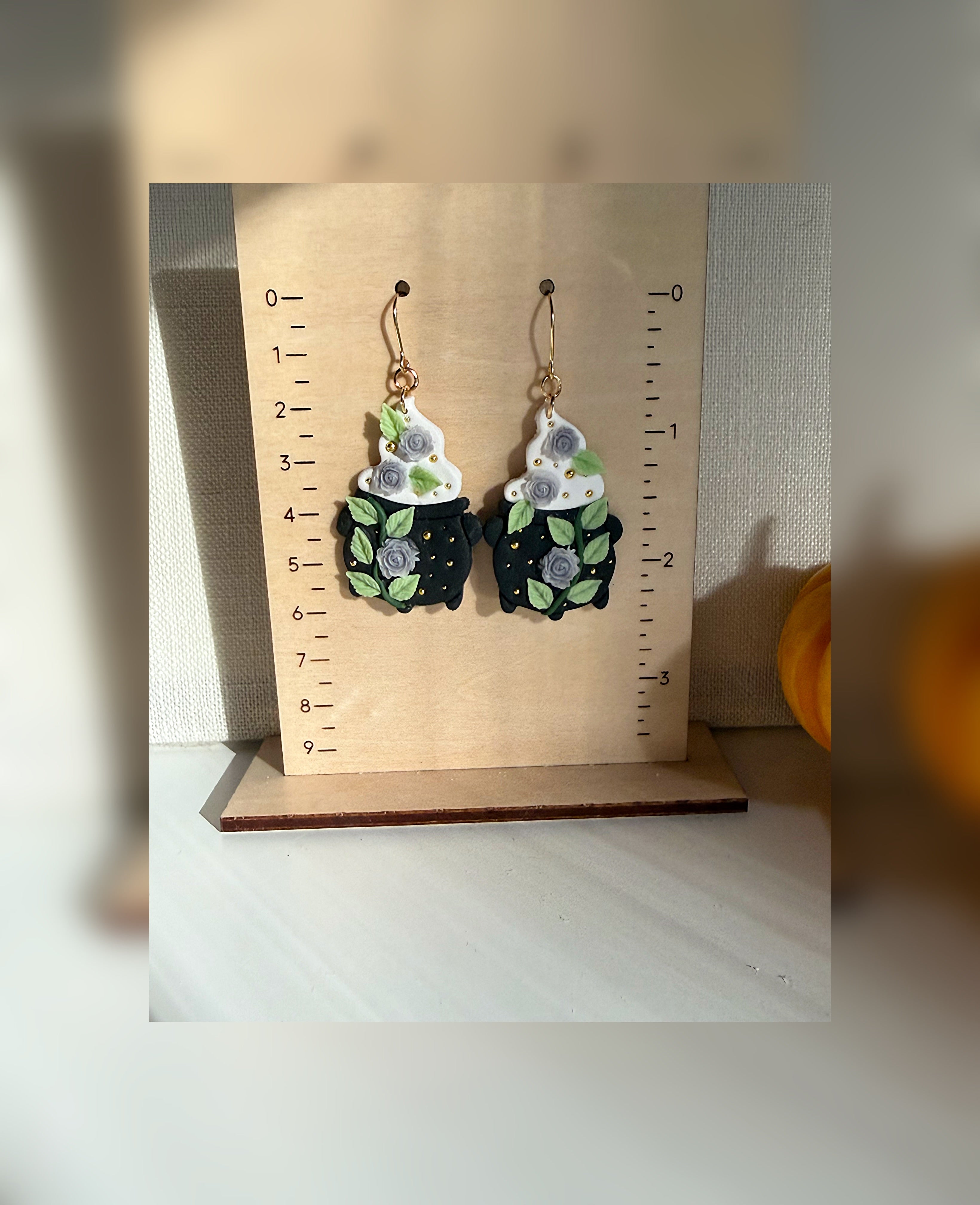 Blooming Cauldron Earrings – Double Double, Bloom and Bubble
