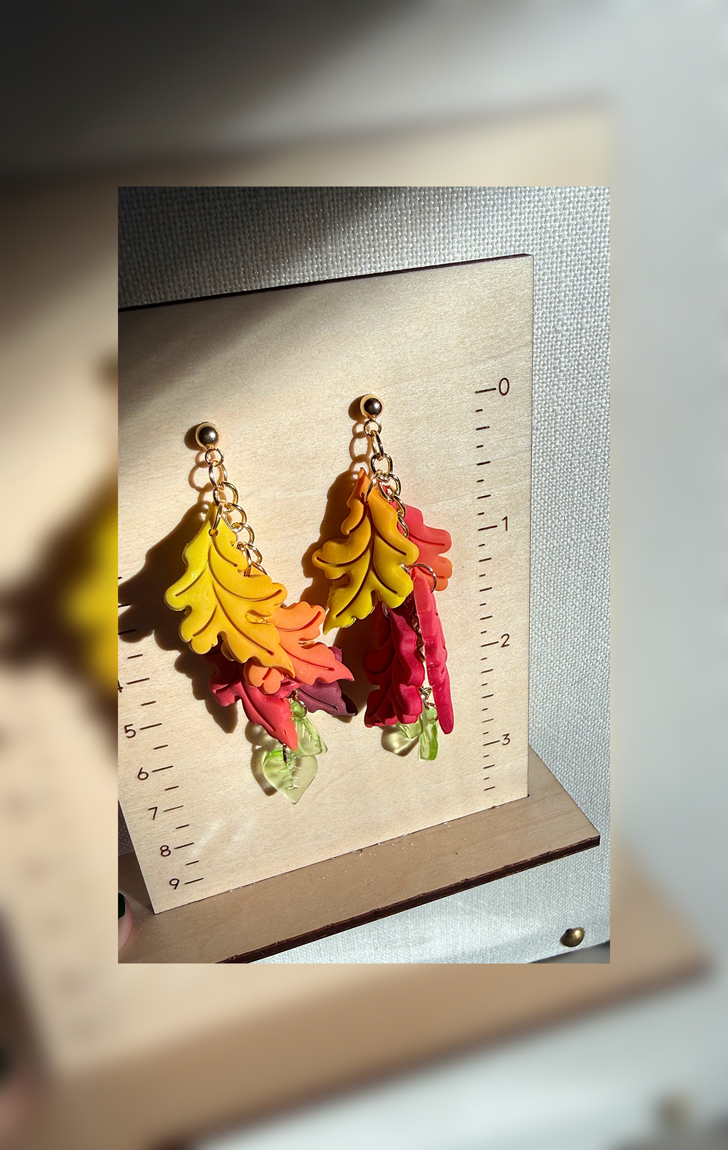 Falling Leaves Earrings – Autumn Canopy Dangles