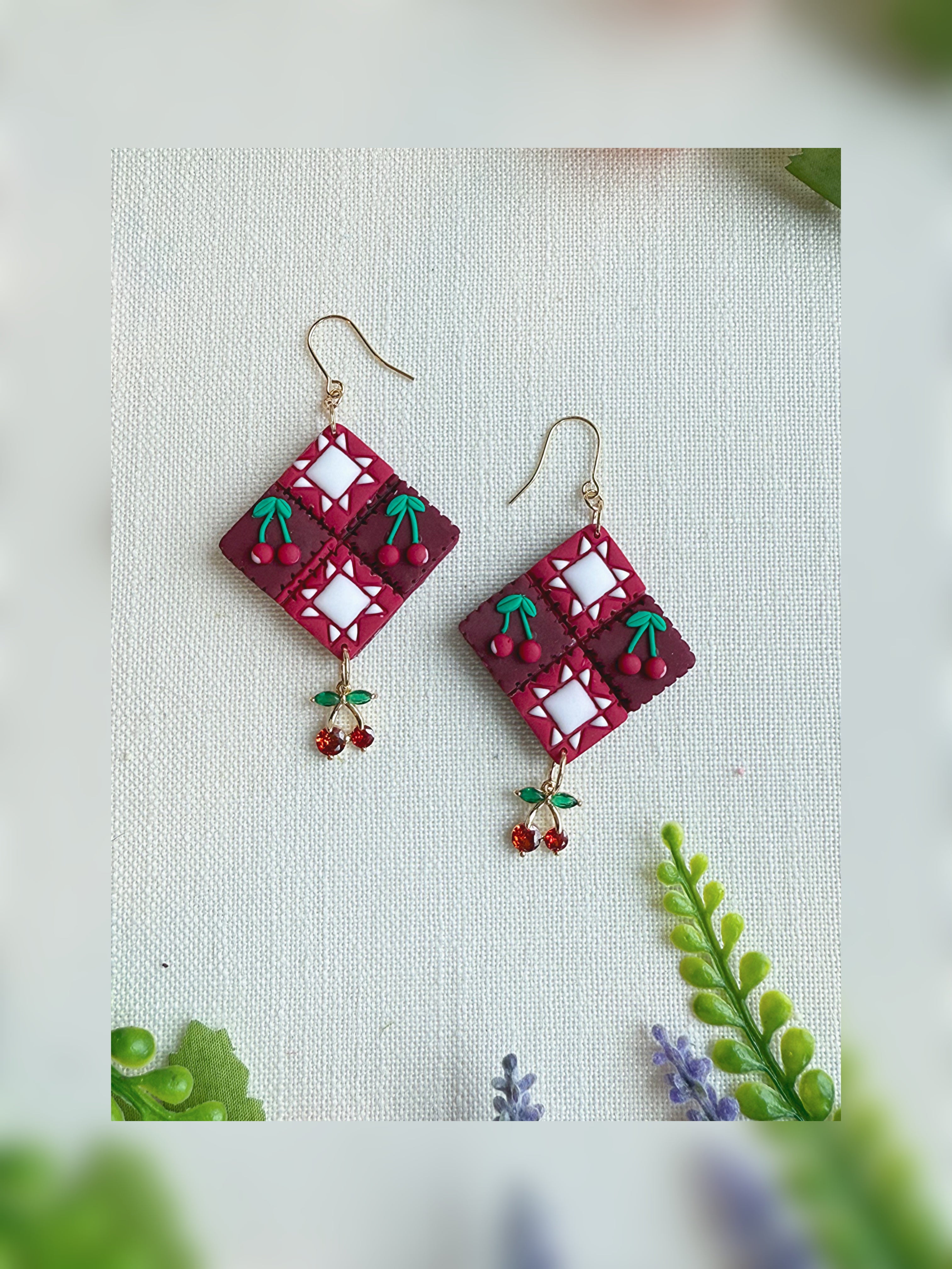 🍒 Cherry Cobbler Square - Limited Edition