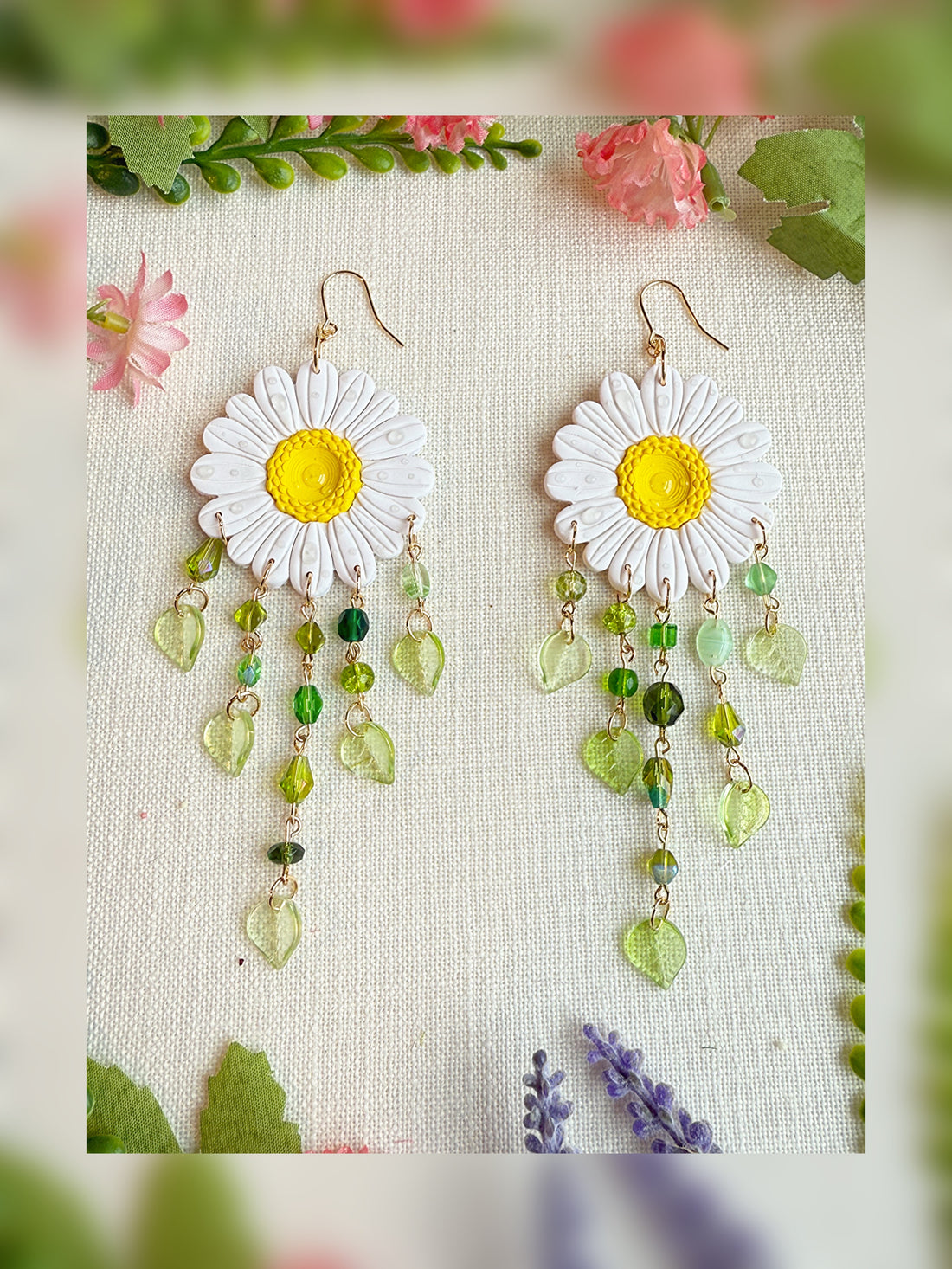 🌼 Sunshine Meadow Dangles