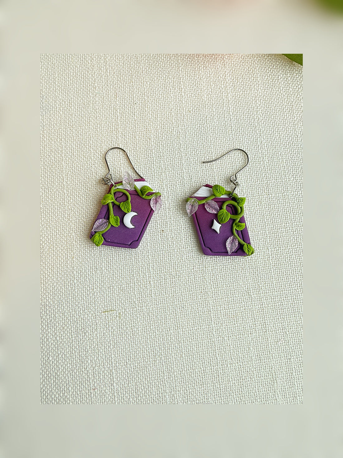📖 Moonleaf Grimoire Earrings